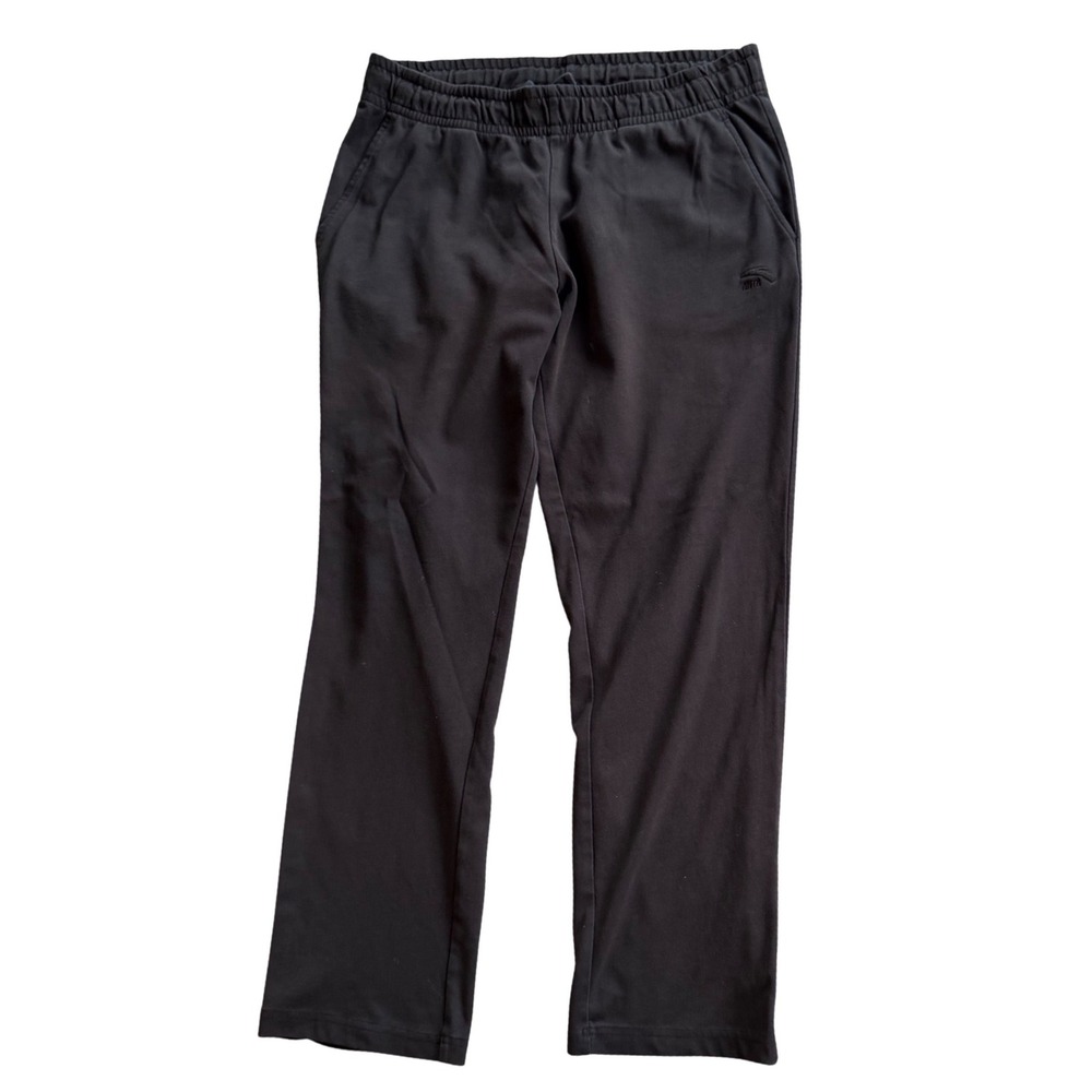 ANTA Sweatpants Straight Leg Black Athleisure Gorpcore Lounge Pants Sz M